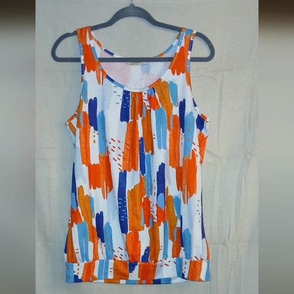 miusey Tops - Miusey Colorful Abstract Women's Tank Top​